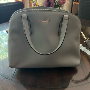 Kate Spade Elegant Gray Satchel